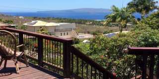Very private, mostly furnished, rustic Maui Meadows home with large pool, walk around deck with panoramic ocean views. Available for 6 months only. Gallery 19