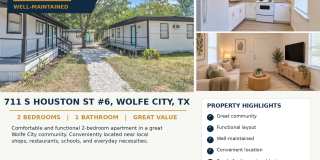 Cozy 2-bedroom, 1-bath duplex in Denison – Move-In Ready! Gallery 1