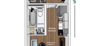 A comfortable 1 Bedroom with 1 Bathroom apartment in Anderson Avenue Gallery 8