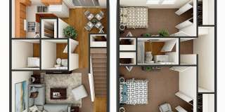 Renovated Two Bedroom Townhome Gallery 1