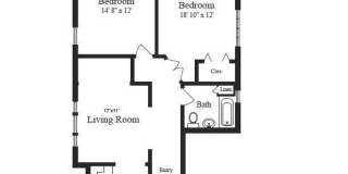 Nice 2 bed with office Nice 2 bed with office Gallery 1