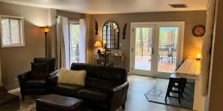 Furnished rental with large fenced back yard. Gallery 11