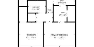 Hard to find end unit townhome with 2 car garage! Gallery 19
