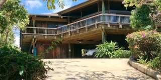 Very private, mostly furnished, rustic Maui Meadows home with large pool, walk around deck with panoramic ocean views. Available for 6 months only. Gallery 4