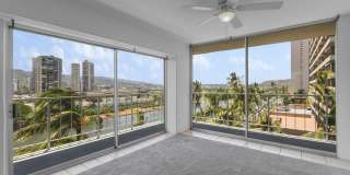 Waikiki 1BR/1BA with Ala Wai Canal & Mountain Views — Wraparound Lanai, Utilities Included Gallery 16