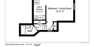 Nice studio in Fenway Gallery 13