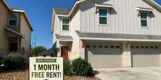 1 Month Free Rent  / 3/2.5/1.5 /Includes Fridge, Washer & Dryer / Oversized 1 Car Garage / Fenced in Yard /  NBISD Gallery 1