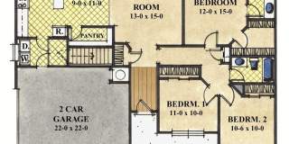 3 bedroom rancher with an open floor plan Gallery 1