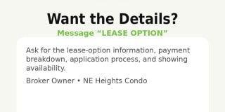 NE Heights Condo with Lease Option to Purchase Gallery 17