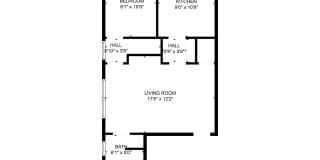 1 Bedroom 1 Bathroom Apartment 1 Bedroom 1 Bathroom Apartment Gallery 2