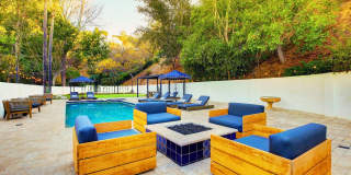 Fully Furnished Luxurious Spanish Mediterranean Villa in Hollywood Hills: 4-Bedroom, 2.5-Bath Retreat with 1.3 Acres, Canyon Views & Resort-Style Amenities! Gallery 6