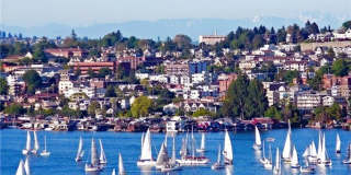 Furnished 2 bedroom Condo with view of Lake Union Gallery 1