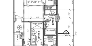 4 Bedroom / 4 bath New Townhome. Every bedroom is its own Master Suite with your own full bathroom, walk in closet and A/C unit. Full-size washer and dryer in your unit. Gallery 39