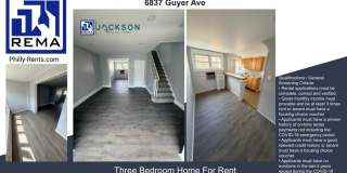 6837 Guyer Ave, 3 bedrooms, 1 bathroom House for $1,500/ Month Gallery 1