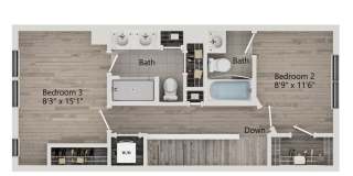 Newly Constructed 3 Bed/3.5 Bath townhome, available now! Gallery 20