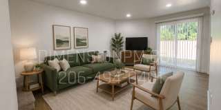 Nice, refreshed duplex with fireplace and W&D hook ups in Edgewood! Available NOW! Gallery 1