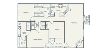 C1: 3 Bed 2 Bath Gallery 1