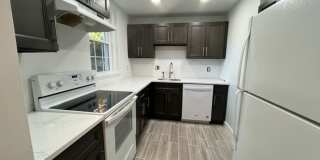 This residence showcases a beautifully updated kitchen with a sleek modern-contemporary aesthetic. Gallery 9