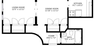 Elegant Renovation! HUGE 1 Bed 1 Bath Available Now! Gallery 32