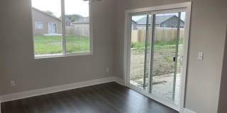 Single family slab home with three car garage. This home is 4 bedrooms, three bathrooms open floor plan. Zero entry home. Mowing included. Gallery 5