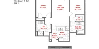 Village at Autumn Pond II: Newly Constructed 2 Bedroom/ 2 Bathroom with Balcony Gallery 2