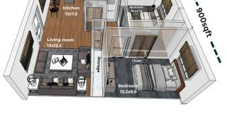 LIMITED TIME SUMMER OFFER! FREE RENT FOR YOUR FIRST MONTH! 2 Bedroom Apartment unit in Anderson Avenue Gallery 9