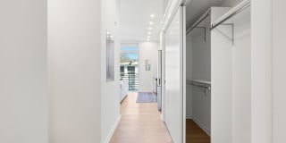 Modern downtown condo studio with private balcony & parking space. Gallery 14