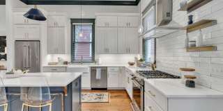 AVAILABLE SEPTEMBER 1ST. Beautifully Restored and FULLY Furnished professionally decorated East Nashville 2 Bed 2 Bath Cottage $4600 Per Month. Gallery 13