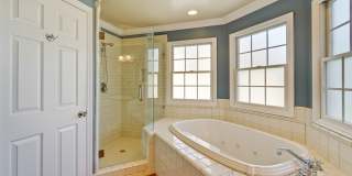 Stunning two-story spacious home on tranquil tree-lined street. Gallery 55