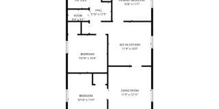 Charming house for rent, with laundry machines included and fenced yard. Gallery 22