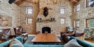 Timeless Stone Farmhouse Estate with Pool, Gardens  Grand Barn Living in Chester Springs Gallery 1