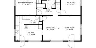 2 Bed 1 Bath Garden Level Duplex Gallery 1