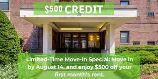 $500 Off First Month! Top-Floor 1BR Condo with NYC Skyline Views, Parking & Walkable Rutherford Location Gallery 1