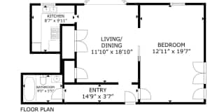 Elegant Renovation! HUGE 1 Bed 1 Bath Available Now! Gallery 34