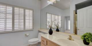 Discover comfort and style in this charming 1809 square foot Las Vegas 55+ residence. Gallery 31