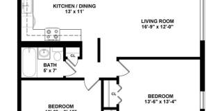2-bedroom w/H&HW * One Block to BU Gallery 7