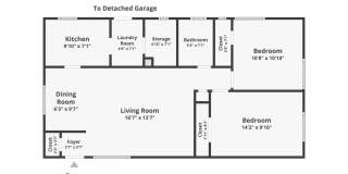 $0 DEPOSIT OPTION. CHARMING 2BED/1BATH DUPLEX NEAR SLOAN LAKE!! Gallery 31