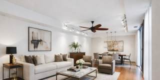 Bright 1 bed 1 bath, private patio, FREE covered garage parking, free water and gas, gated community with pool. Gallery 1