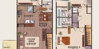 3 Bedroom Townhouse at the Woodlands - END UNIT * only $500 deposit - End Unit- 1 month free Gallery 1