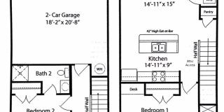 Gorgeous luxury 2BD/2.5BA M'boro townhome w/garage, washer/dryer, across from MTSU! Gallery 21
