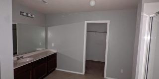 2 car garage with lighting, granite countertops. Backyard includes a custom extended concrete patio perfect for gatherings Gallery 6