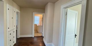 2 bed 1 bath upstairs garage apartment, you pay only electric, private entrance and parking ! Gallery 9