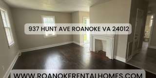 937 Hunt Ave Roanoke VA 24017 3bed/2bath $1395 937 Hunt Ave Roanoke VA 24017 3bed/2bath $1395 Gallery 1