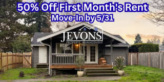 50% off on the first full month's rent if the move-in occurs by 5/31. Gallery 1