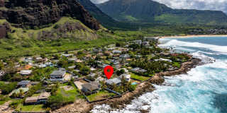 Ocean Front Property in Waianae with a quiet rural setting 3/3 Single Family Home and a 2/1 Cottage Gallery 1