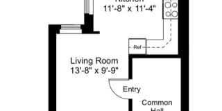 Bright  Efficient 3-Bedroom Apartment with Hardwood Floors – 3 Bed | 2 Bath | 675 Sq F Gallery 7