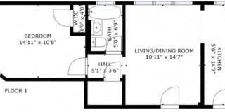 One Bedroom Comm @ Warren Brighton/Allston Gallery 6