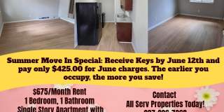 Charming 1Bed/1Bath Apartment with Washer/Dryer Hookups! Gallery 1