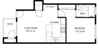 Updated 1 Bedroom Apartment in Convenient Downtown Santa Barbara Location Gallery 6
