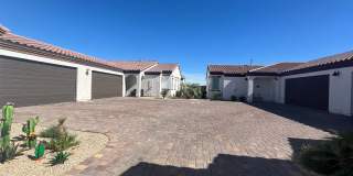 Single-story 1326 sq ft, townhome built in 2019 w/3 bed, 2 bath & spacious attached 2-car garage in beautiful Boulder City. Gallery 1